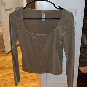 Skims NEW VINTAGE SCOOP LONG SLEEVE T-SHIRT